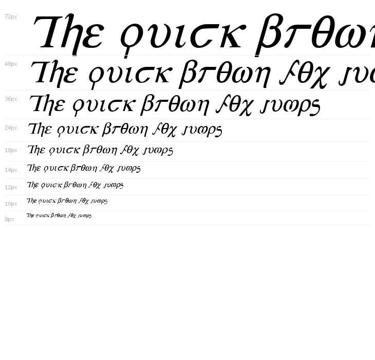 Achilles Italic Waterfall