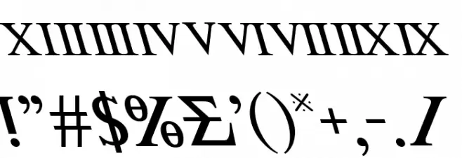 Achilles Leftalic Font OTHER CHARS