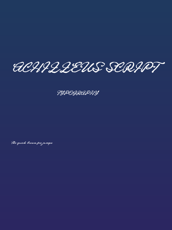 Achilleus Script Poster