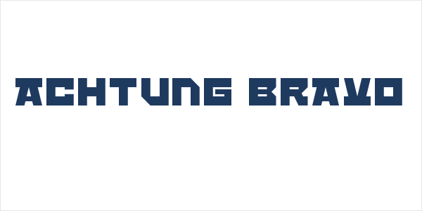 Achtung Bravo Logo