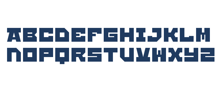 Achtung Bravo Lowercase