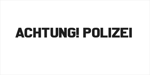 Achtung! Polizei Logo