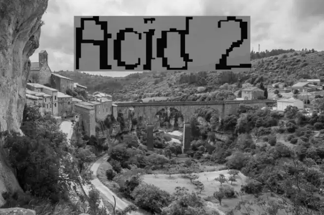 Acid 2 Font examples