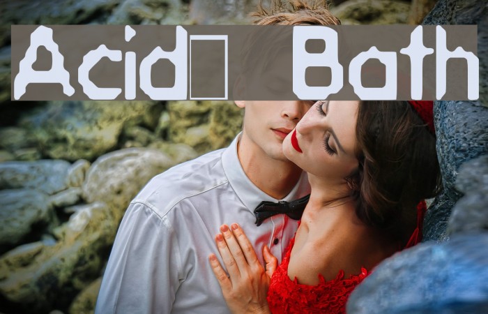 Acid-Bath Font examples