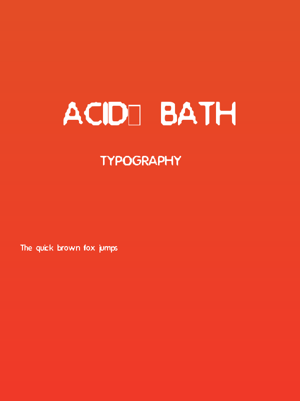 Acid-Bath Poster
