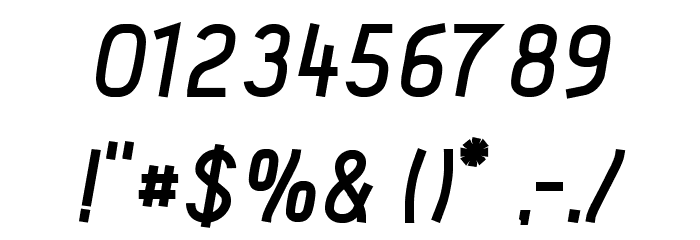 Acid Bold Italic Шрифта ДРУГИЕ символов