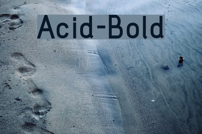 Acid-Bold Шрифта examples