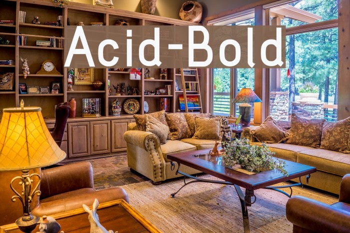 Acid-Bold Шрифта examples
