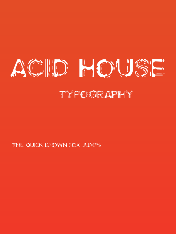Acid House Poster