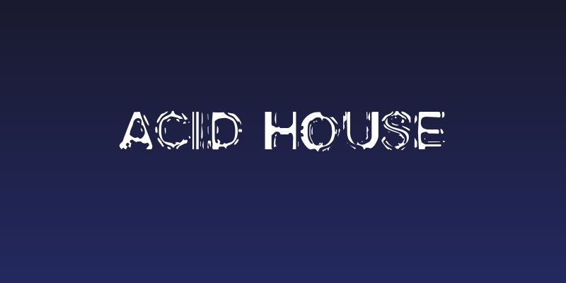 Acid House Social Header