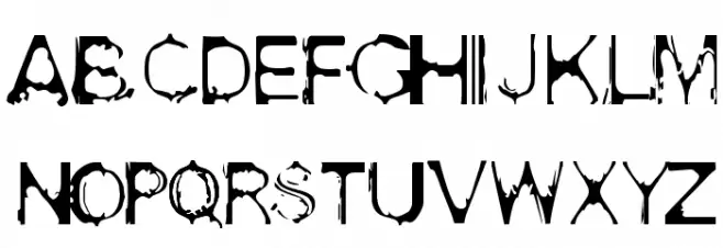 Acid House Шрифта строчной