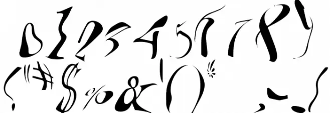 Acid One Font OTHER CHARS