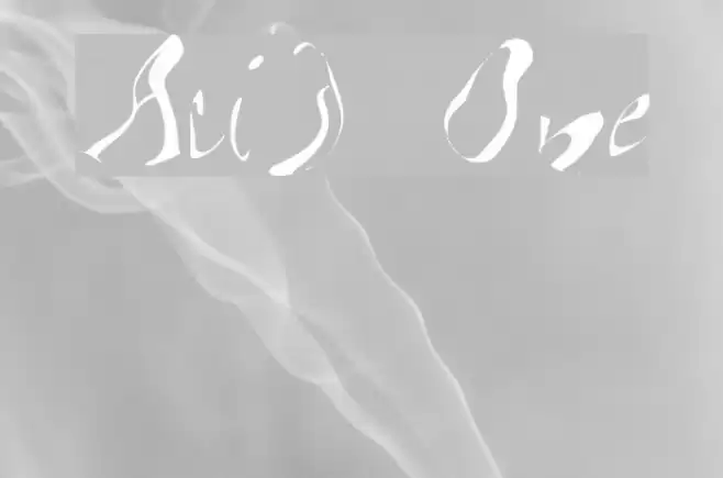 Acid One Font examples