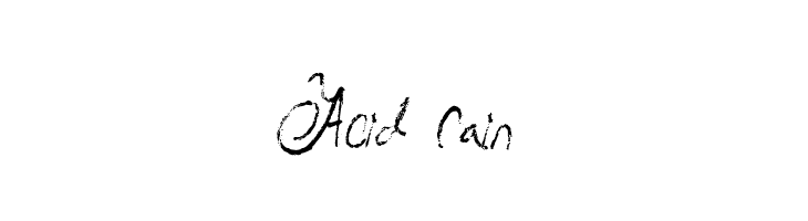 Acid Rain  नि: शुल्क फ़ॉन्ट्स डाउनलोड