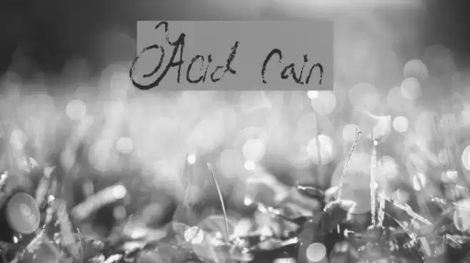 Acid Rain Font examples