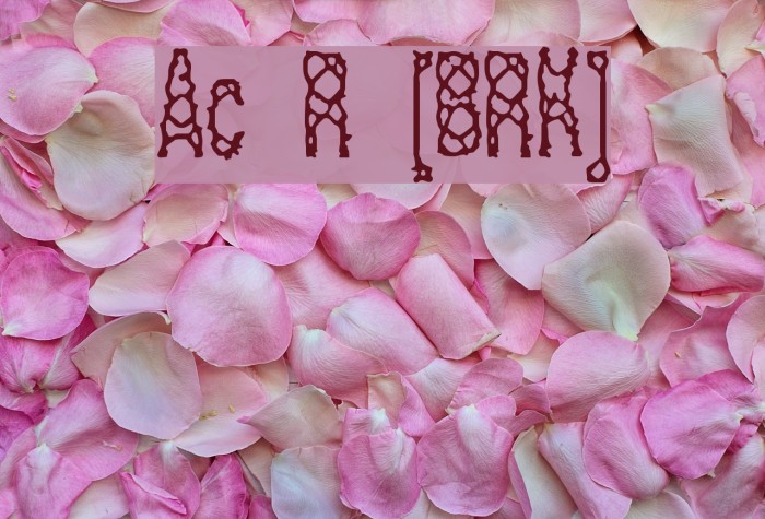 Acid Reflux [BRK] 字体 examples