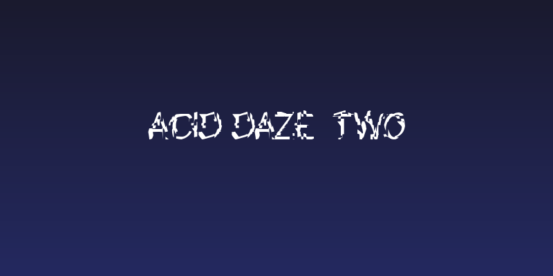 Acid daze  two Social Header