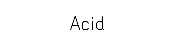Acid Font