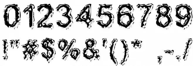 AcidDreamer Font OTHER CHARS