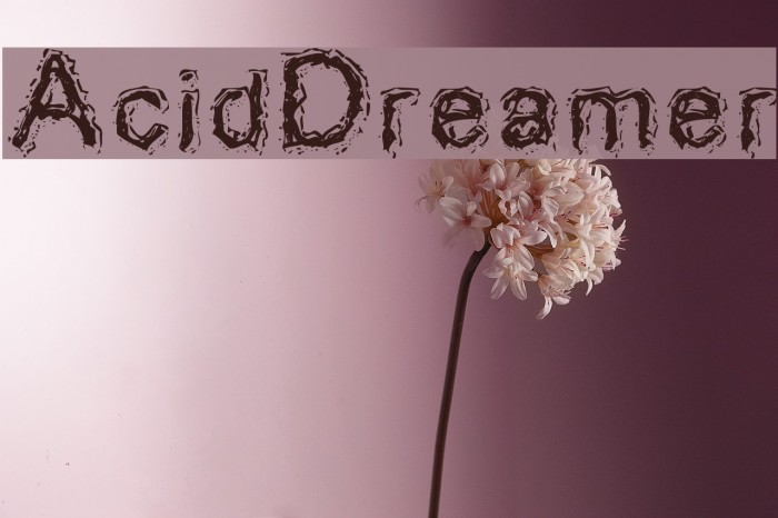 AcidDreamer Font examples