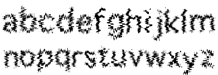 AcidIII Font LOWERCASE