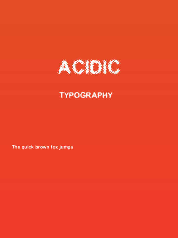 Acidic Poster