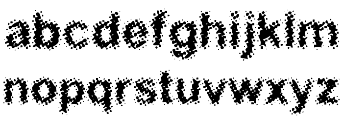 Acidic Font LOWERCASE