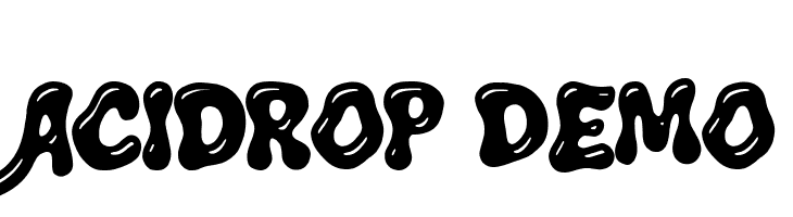 Acidrop Demo  Скачать бесплатные шрифты