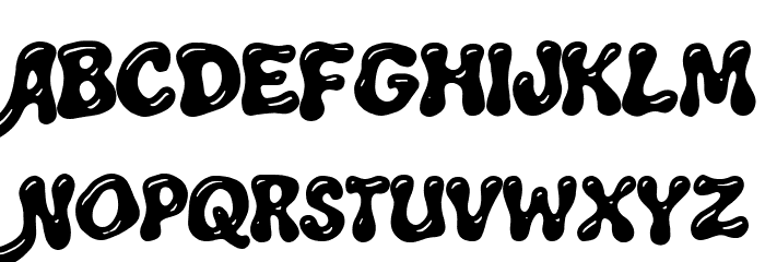 Acidrop Demo Font UPPERCASE