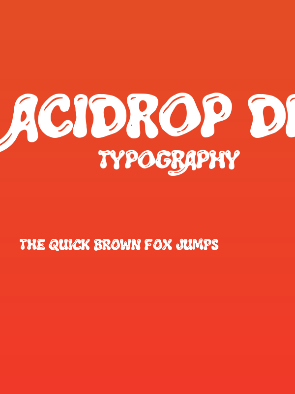Acidrop Demo Poster