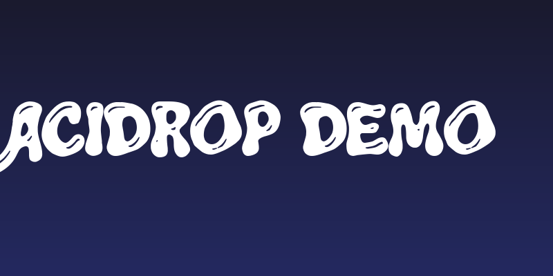 Acidrop Demo Social Header