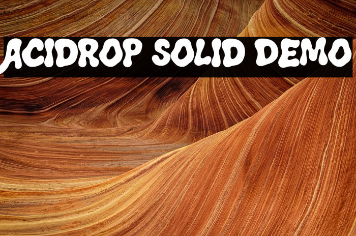 Acidrop Solid Demo Example 1