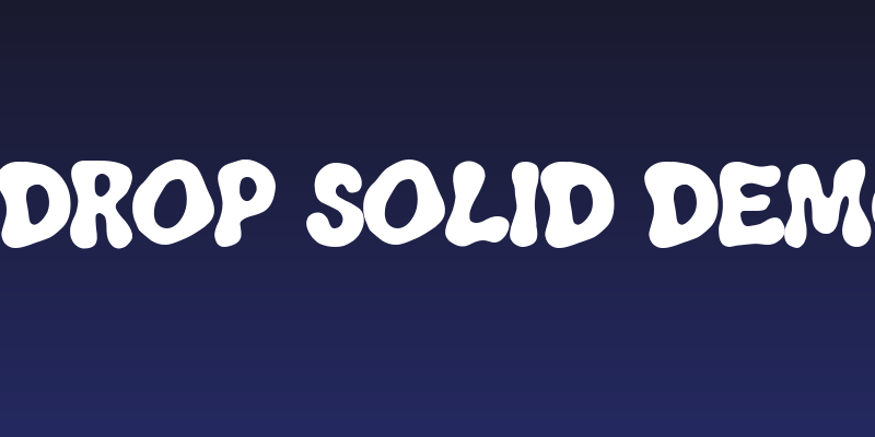 Acidrop Solid Demo Social Header