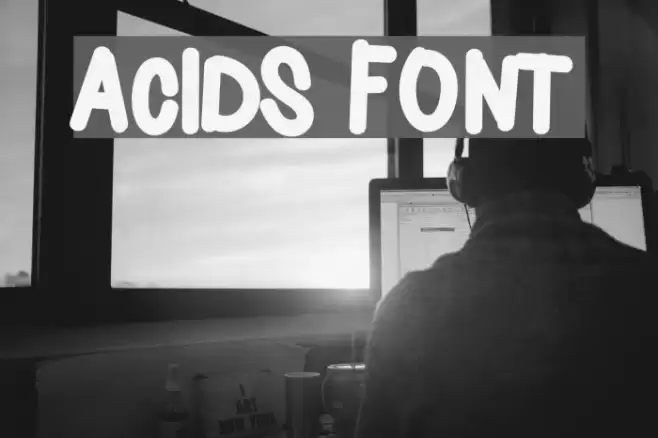 Acids Font examples
