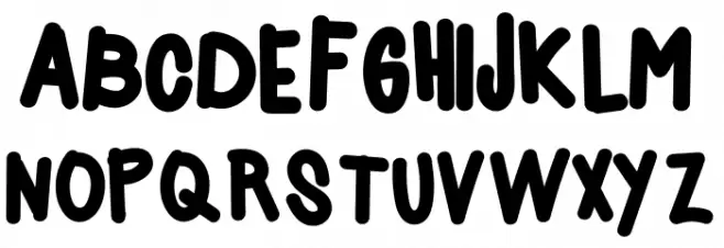 Acids Schriftart Groß