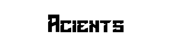 Acients  baixar fontes gratis