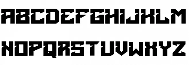 Acients Font LOWERCASE