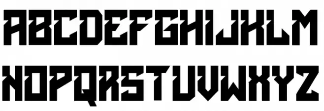 Acients Schriftart Groß