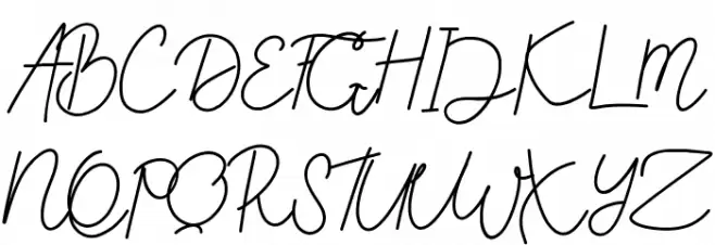 Acilla Tristan DEMO Font OTHER CHARS