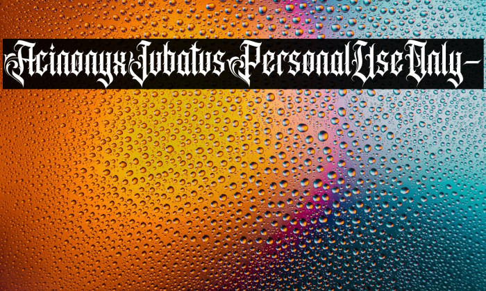 AcinonyxJubatusPersonalUseOnly- Example 1