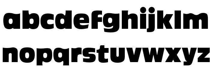 Ackbar Font LOWERCASE