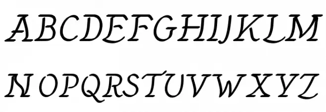 Ackermann Schriftart Groß