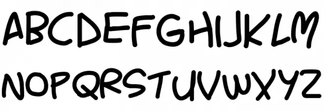 Ackident Schriftart Groß