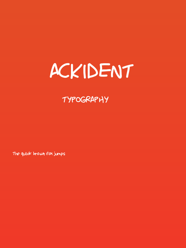 Ackident Poster