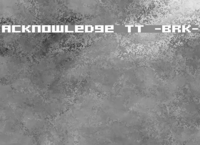 Acknowledge TT -BRK- Шрифта examples