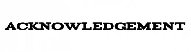 Acknowledgement  Fuentes Gratis Descargar