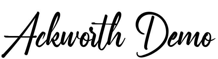 Ackworth Demo  免费字体下载