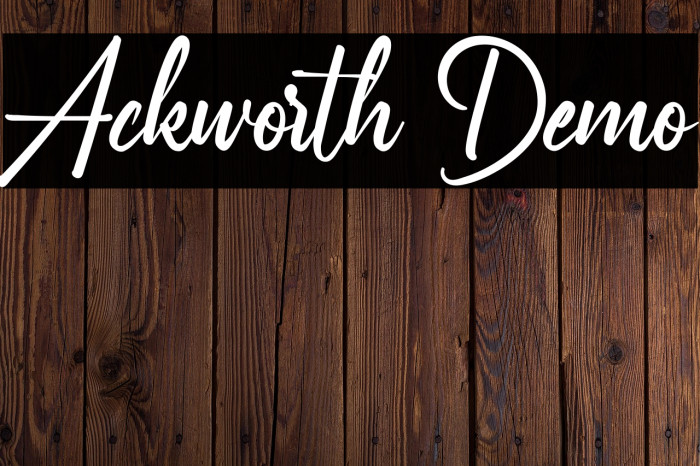 Ackworth Demo Example 1