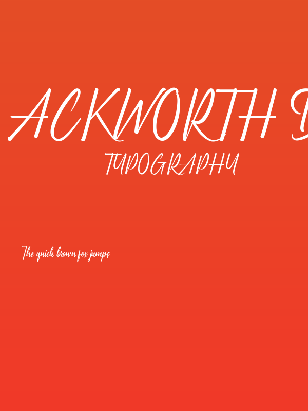 Ackworth Demo Poster