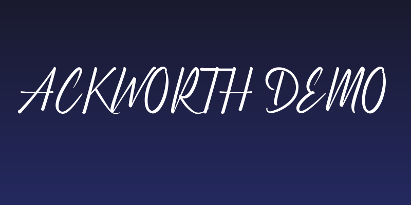 Ackworth Demo Social Header